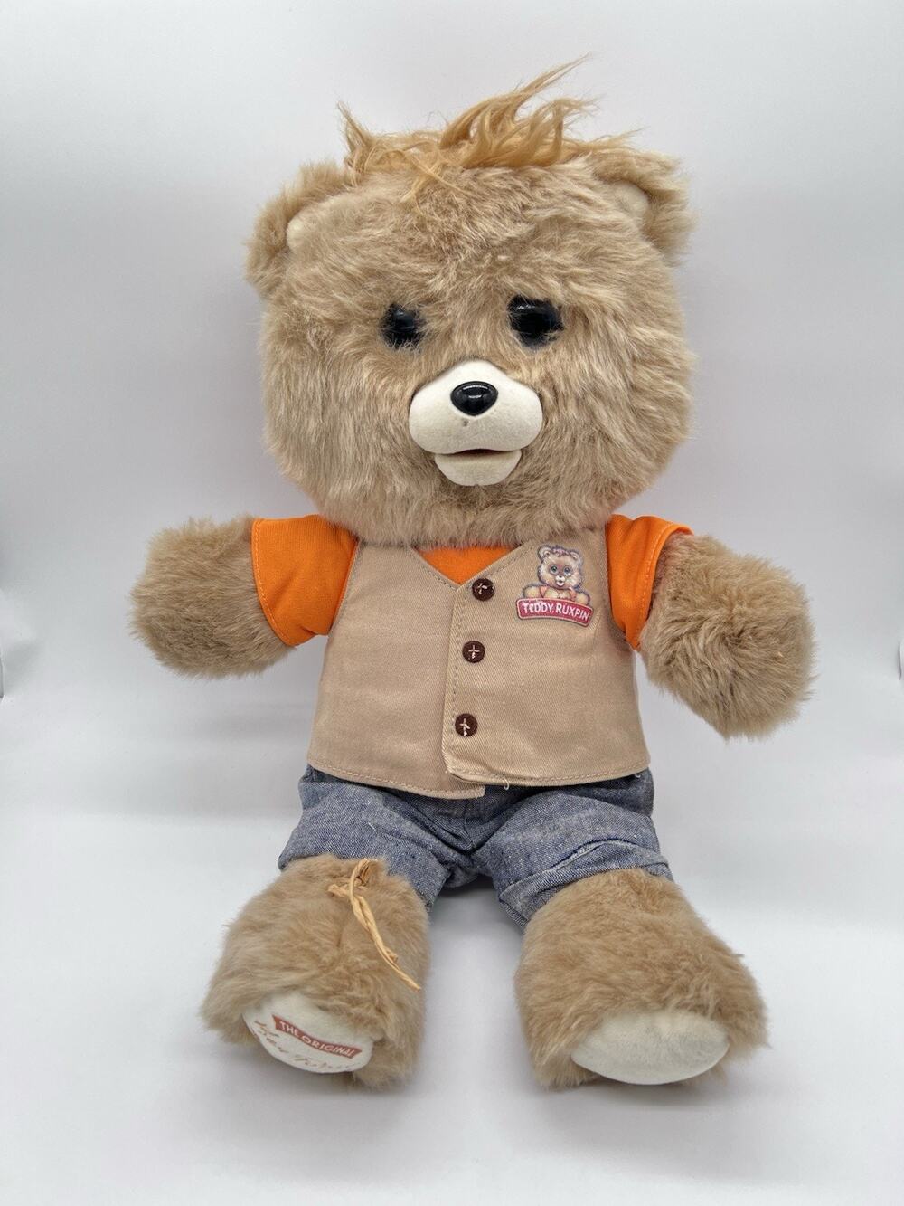 Teddy Ruxpin 2017 Animated Blue Eyes Talking Storytime Bear 16” Model 17186HH